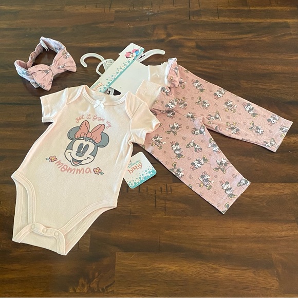 Minnie Mouse From my Momma Girls Minnie Mouse Set - Picture 1 of 8